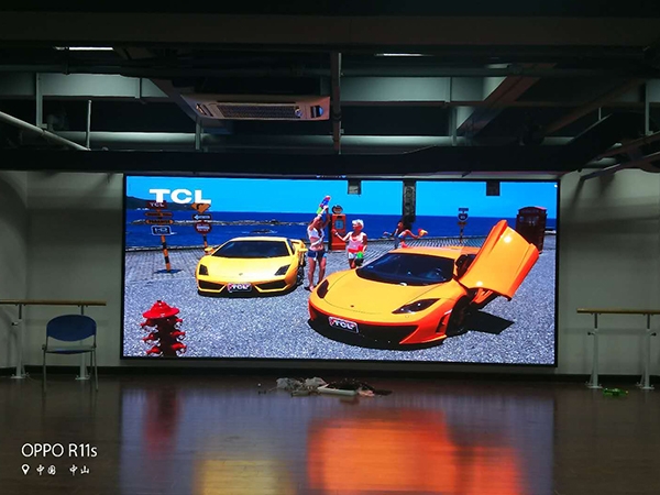 Indoor p3LED display at zhongshan university of electronic science and technology