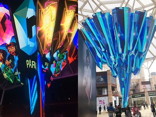 LED creative special-shaped display solution