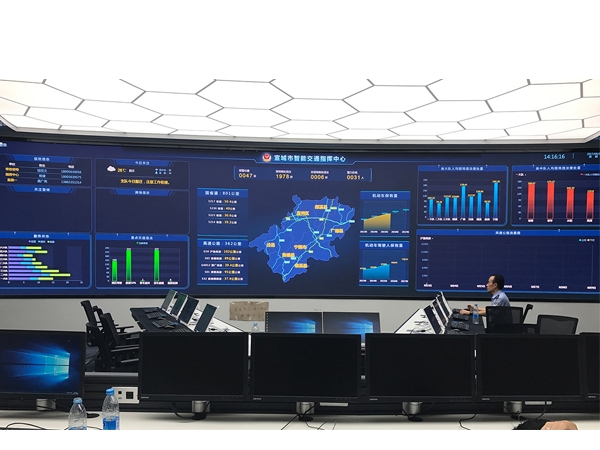 Beijing security monitoring LED display success case