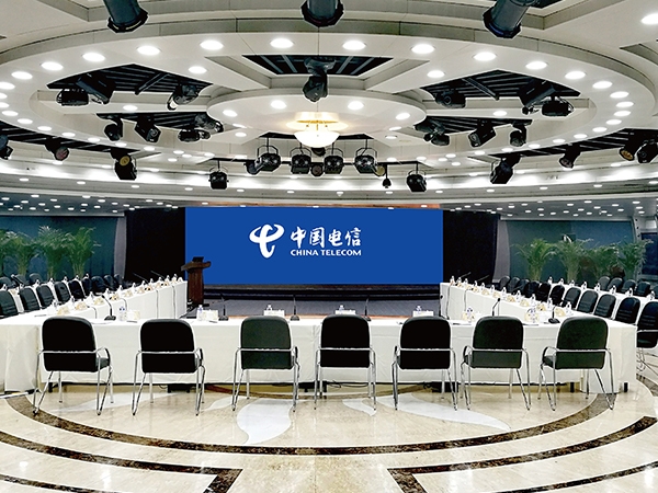 上海会议室led显示屏成功案例GP3模组