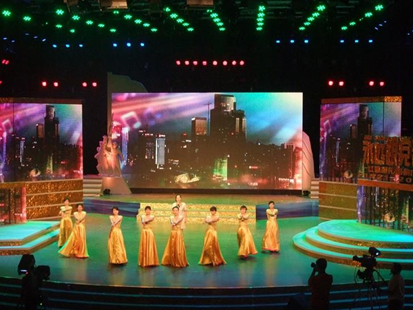 上海舞台租赁LED显示屏成功案例GP3.91