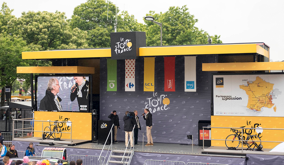 2016 tour DE France LED outdoor advertising screen